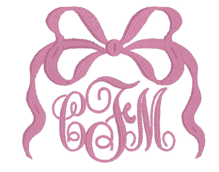 Bow Script Monogram #17